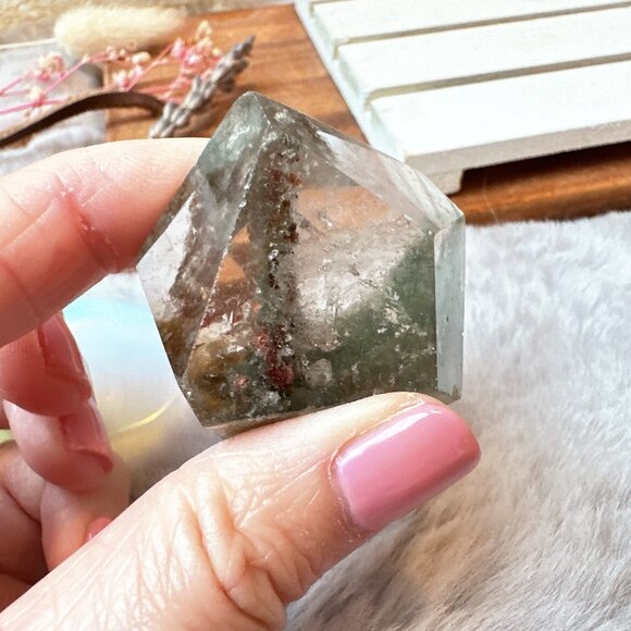 Small Garden Quartz Lodalite Free Form | Garden Quartz Gusher - Picture 3 of 10